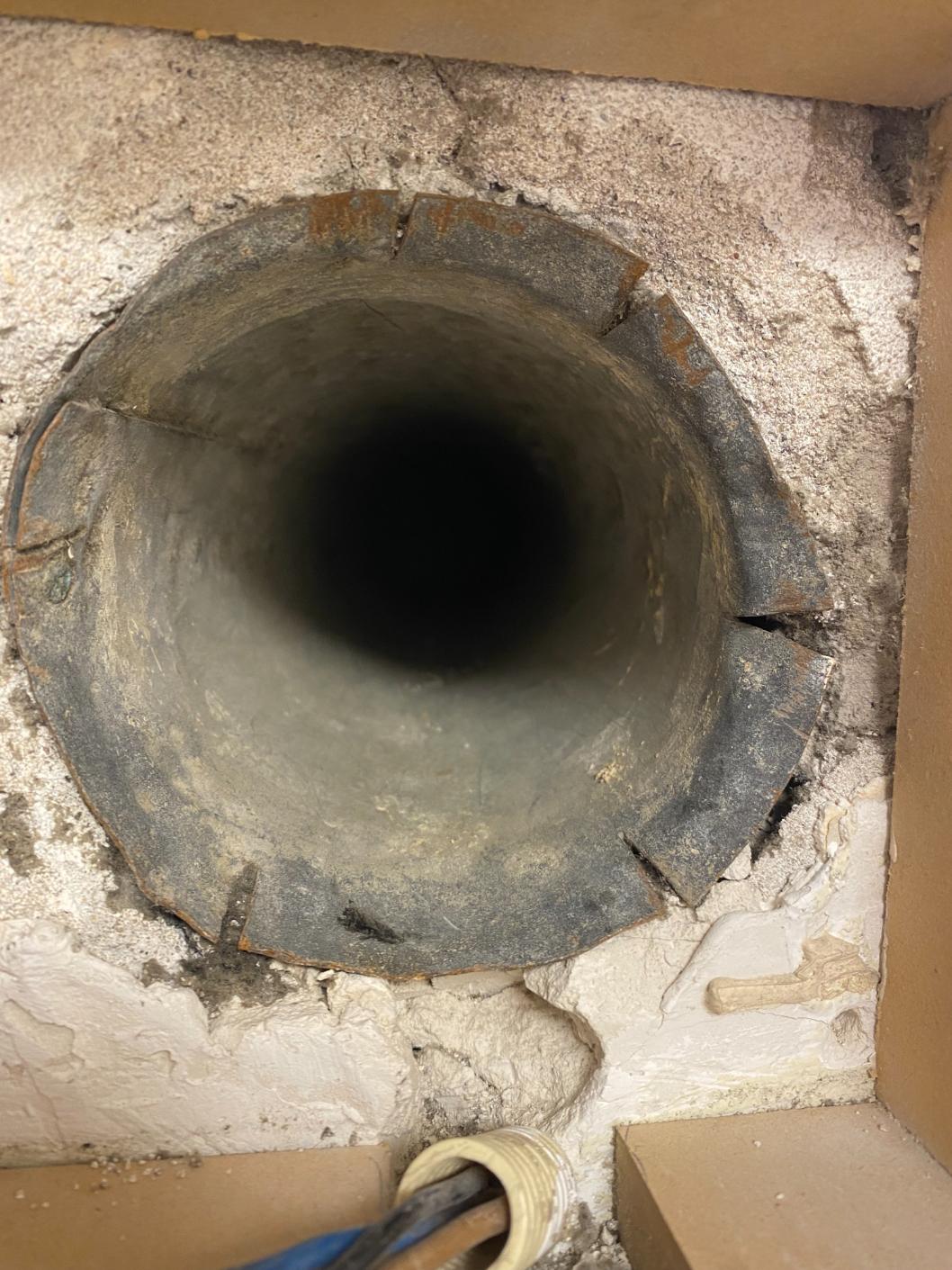 Luchtkanaal gereinigd